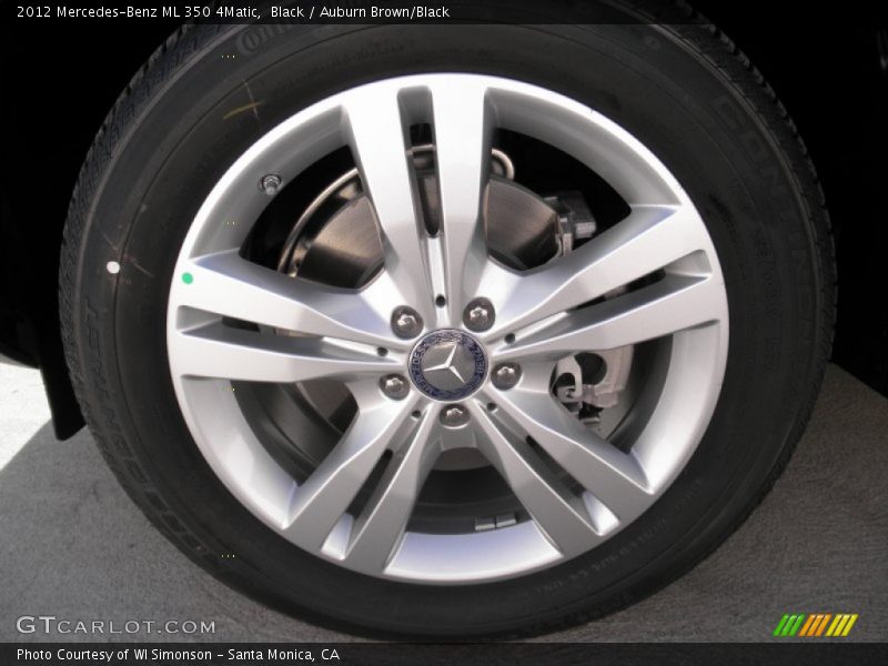 Black / Auburn Brown/Black 2012 Mercedes-Benz ML 350 4Matic
