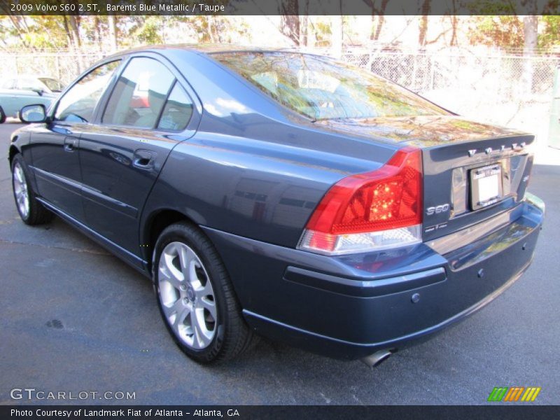 Barents Blue Metallic / Taupe 2009 Volvo S60 2.5T