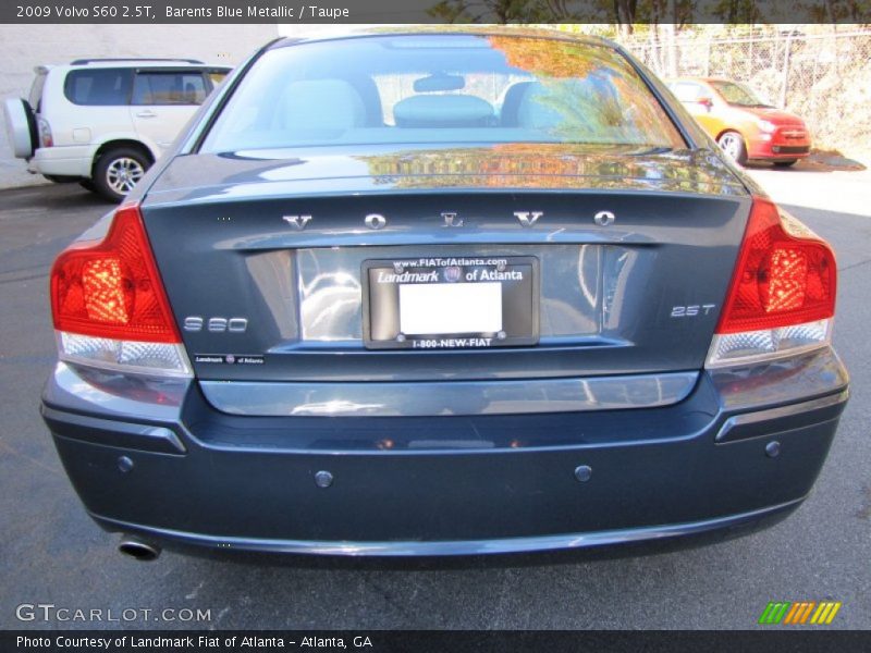 Barents Blue Metallic / Taupe 2009 Volvo S60 2.5T