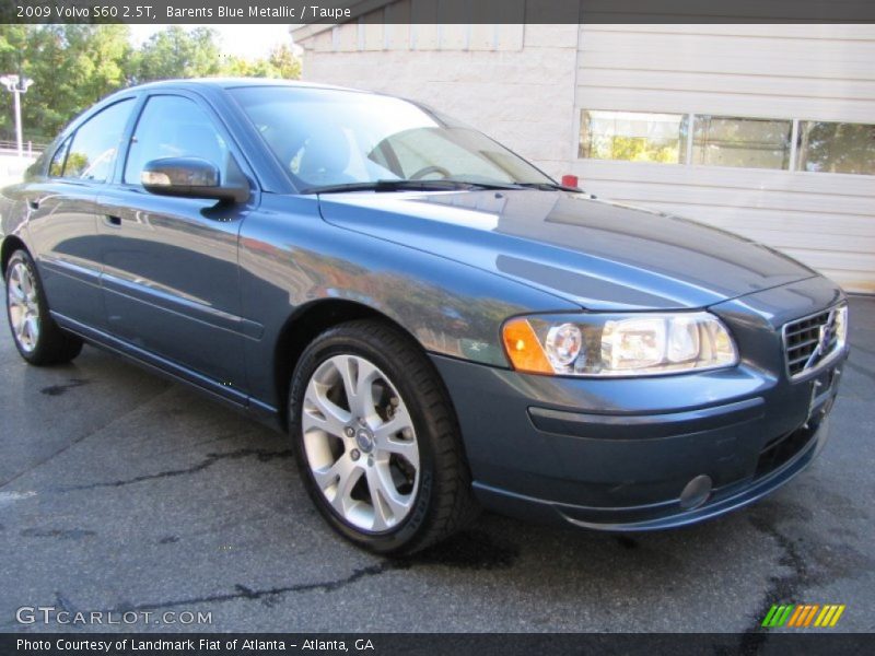 Barents Blue Metallic / Taupe 2009 Volvo S60 2.5T