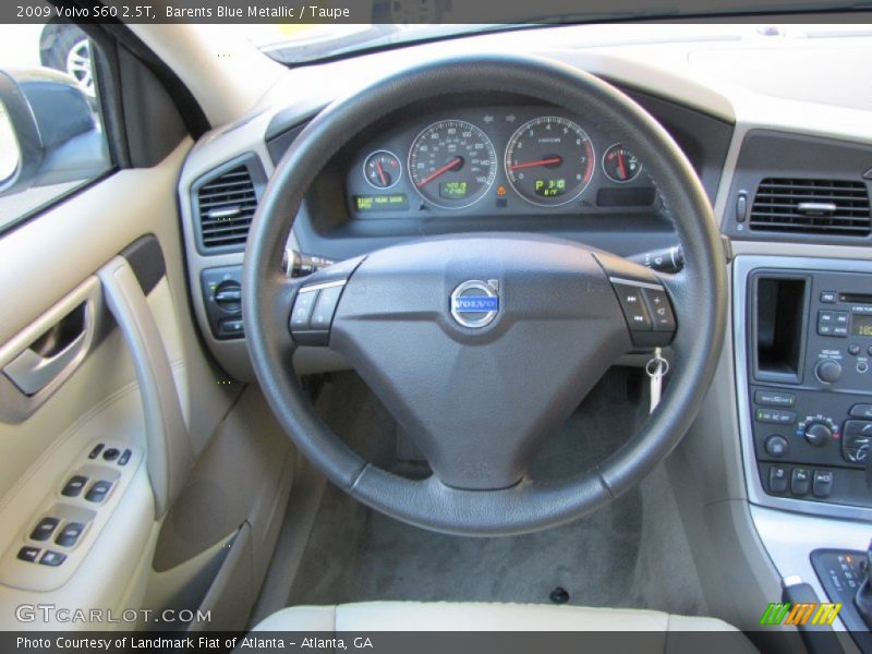 Barents Blue Metallic / Taupe 2009 Volvo S60 2.5T