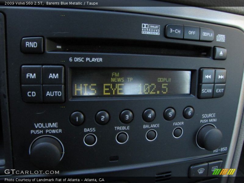 Barents Blue Metallic / Taupe 2009 Volvo S60 2.5T