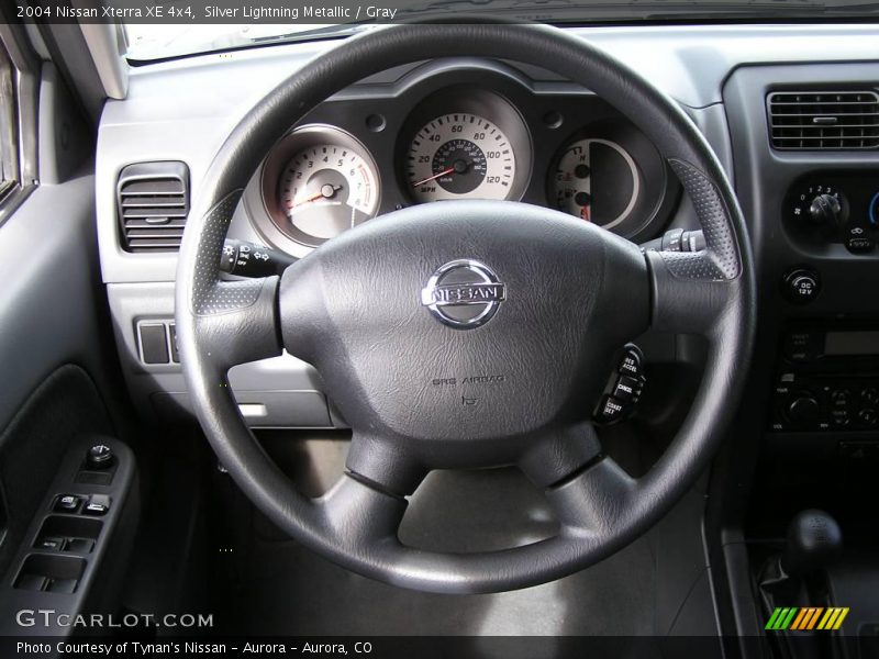 Silver Lightning Metallic / Gray 2004 Nissan Xterra XE 4x4