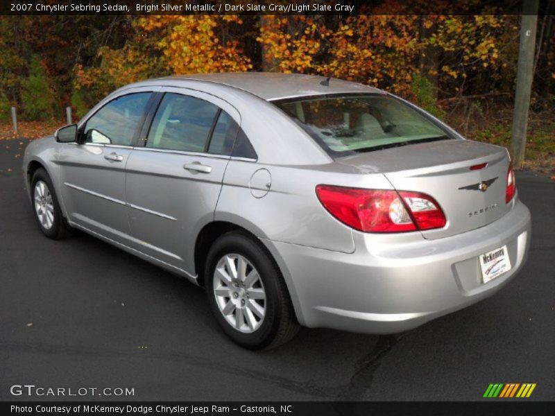 Bright Silver Metallic / Dark Slate Gray/Light Slate Gray 2007 Chrysler Sebring Sedan