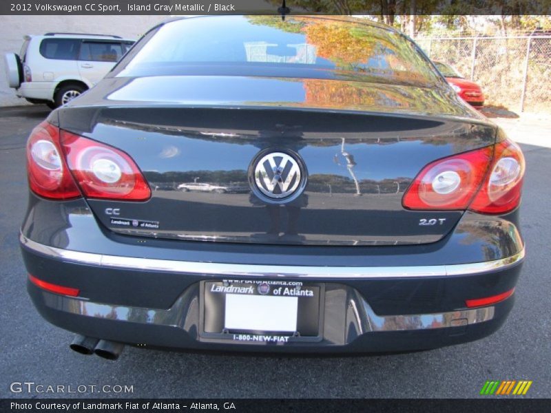 Island Gray Metallic / Black 2012 Volkswagen CC Sport