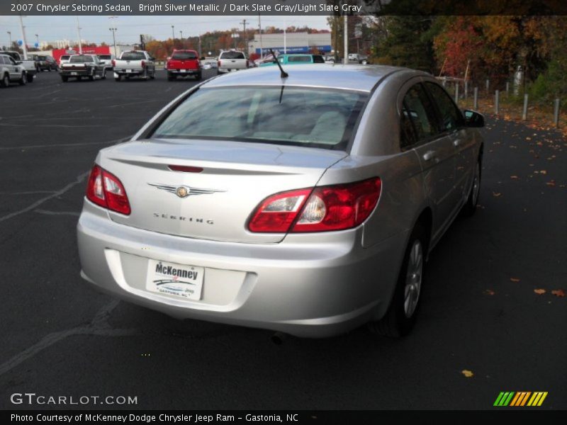 Bright Silver Metallic / Dark Slate Gray/Light Slate Gray 2007 Chrysler Sebring Sedan