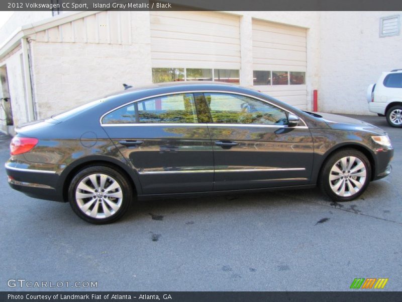 Island Gray Metallic / Black 2012 Volkswagen CC Sport