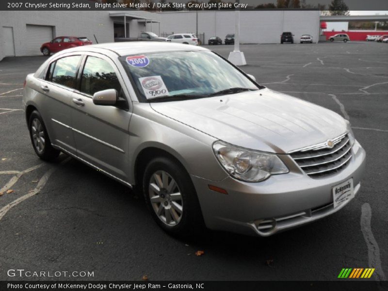 Bright Silver Metallic / Dark Slate Gray/Light Slate Gray 2007 Chrysler Sebring Sedan
