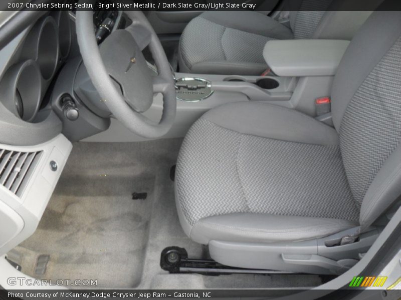 Bright Silver Metallic / Dark Slate Gray/Light Slate Gray 2007 Chrysler Sebring Sedan