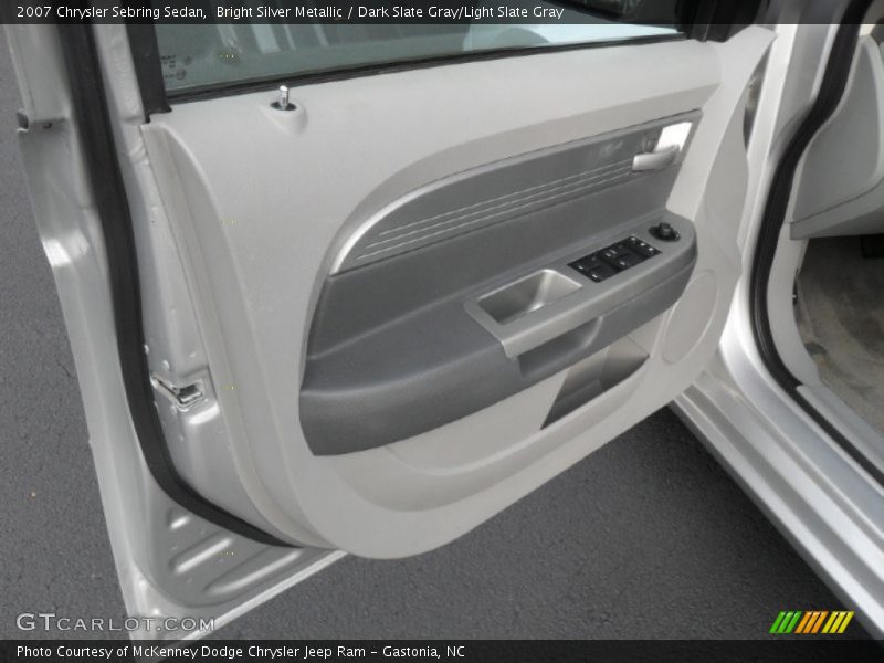 Bright Silver Metallic / Dark Slate Gray/Light Slate Gray 2007 Chrysler Sebring Sedan