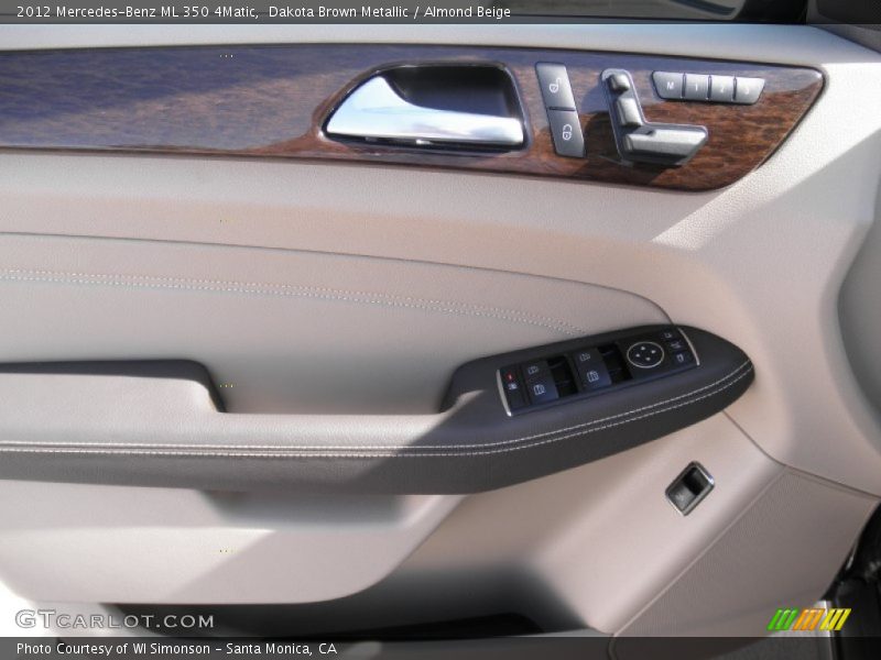 Dakota Brown Metallic / Almond Beige 2012 Mercedes-Benz ML 350 4Matic