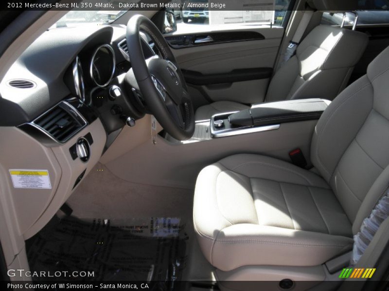  2012 ML 350 4Matic Almond Beige Interior