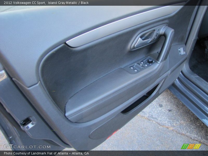 Island Gray Metallic / Black 2012 Volkswagen CC Sport