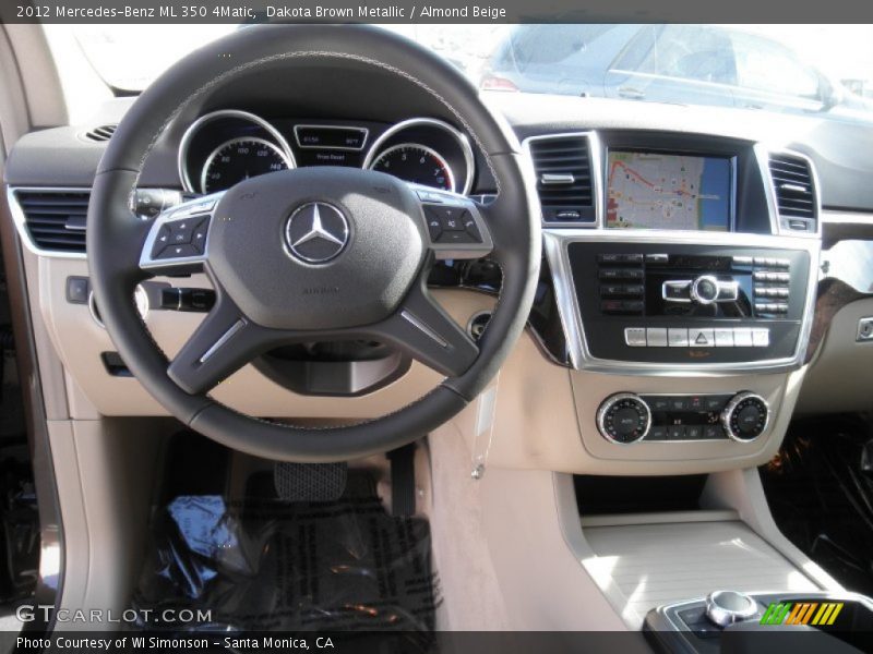 Dashboard of 2012 ML 350 4Matic