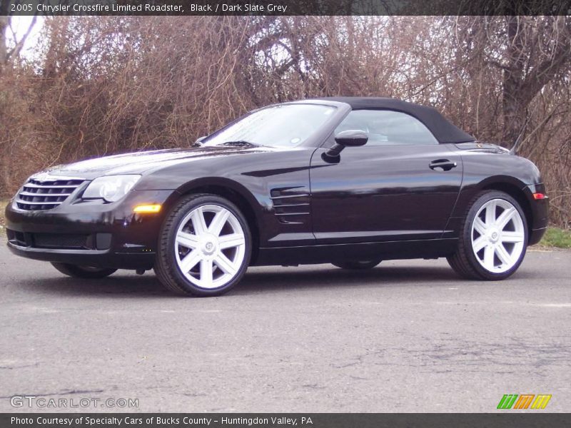 Black / Dark Slate Grey 2005 Chrysler Crossfire Limited Roadster