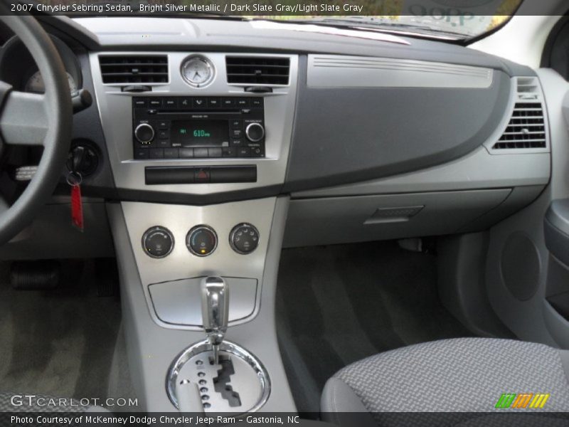 Bright Silver Metallic / Dark Slate Gray/Light Slate Gray 2007 Chrysler Sebring Sedan