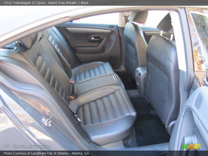 Island Gray Metallic / Black 2012 Volkswagen CC Sport