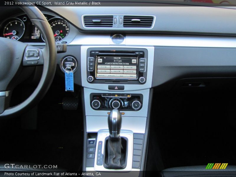 Island Gray Metallic / Black 2012 Volkswagen CC Sport
