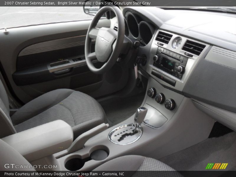 Bright Silver Metallic / Dark Slate Gray/Light Slate Gray 2007 Chrysler Sebring Sedan