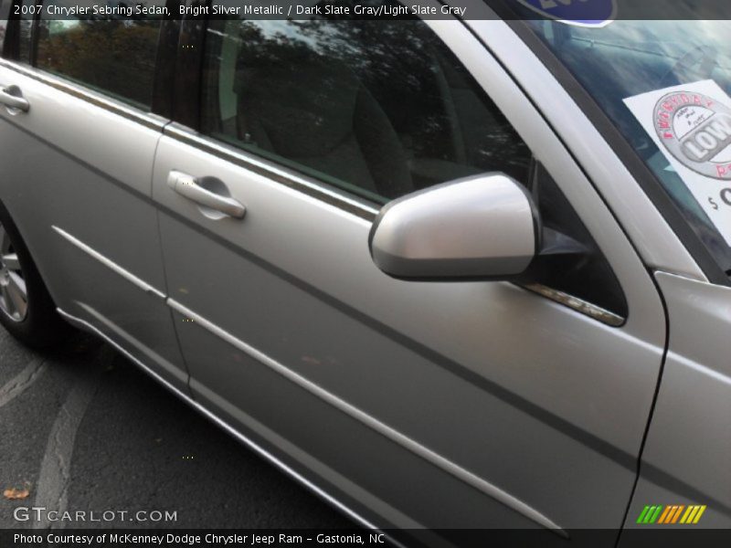 Bright Silver Metallic / Dark Slate Gray/Light Slate Gray 2007 Chrysler Sebring Sedan