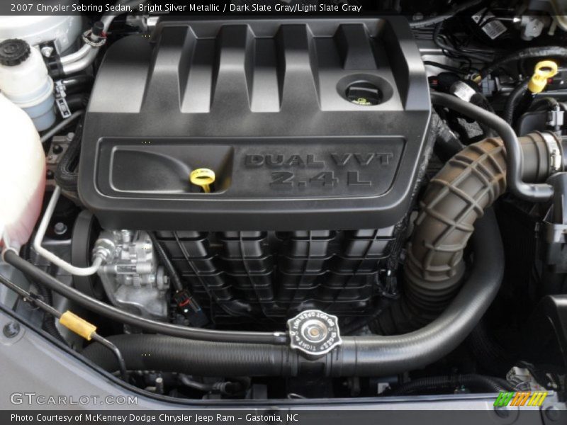 Bright Silver Metallic / Dark Slate Gray/Light Slate Gray 2007 Chrysler Sebring Sedan