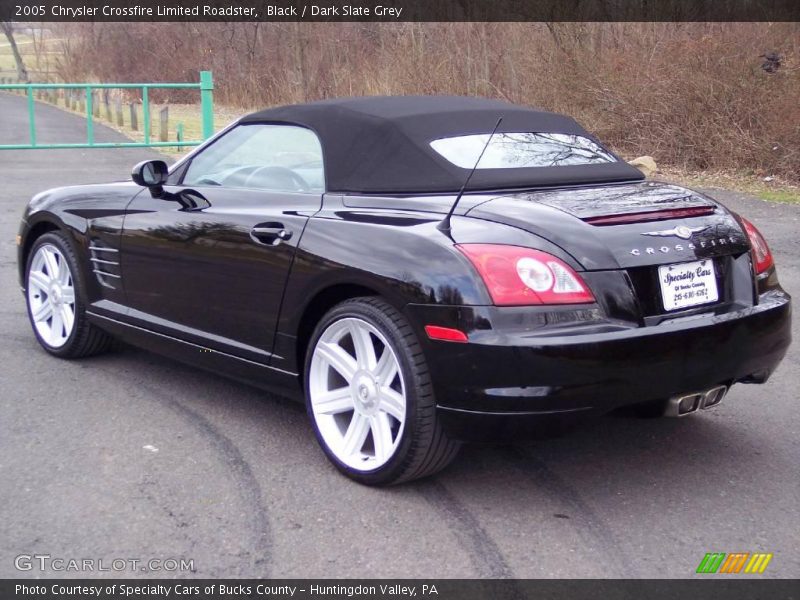 Black / Dark Slate Grey 2005 Chrysler Crossfire Limited Roadster