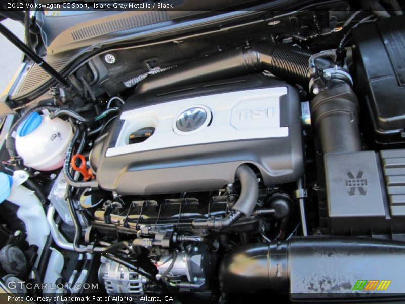 Island Gray Metallic / Black 2012 Volkswagen CC Sport