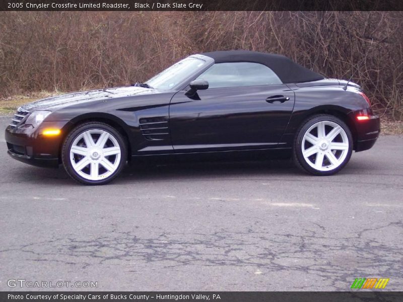 Black / Dark Slate Grey 2005 Chrysler Crossfire Limited Roadster