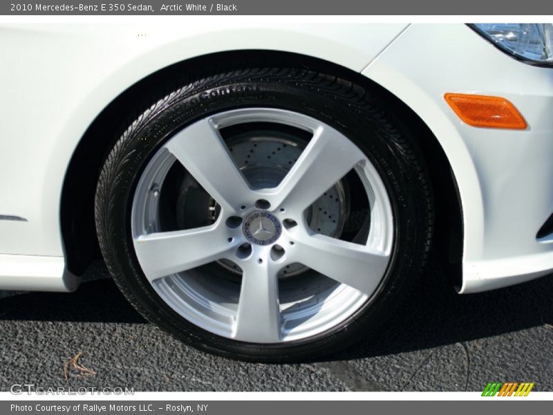 Arctic White / Black 2010 Mercedes-Benz E 350 Sedan