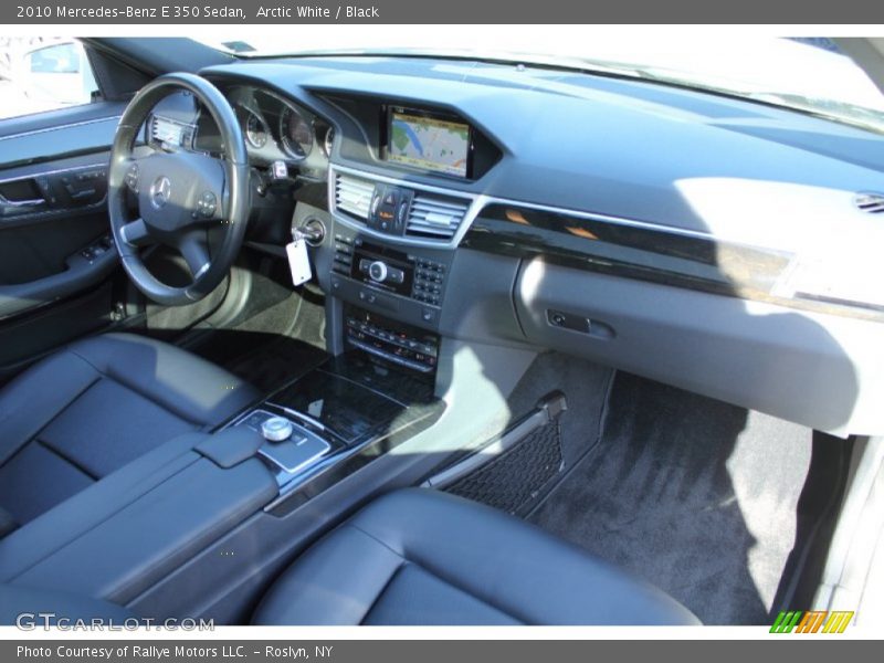 Arctic White / Black 2010 Mercedes-Benz E 350 Sedan