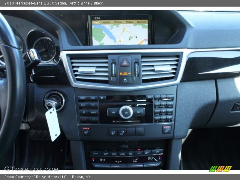Arctic White / Black 2010 Mercedes-Benz E 350 Sedan