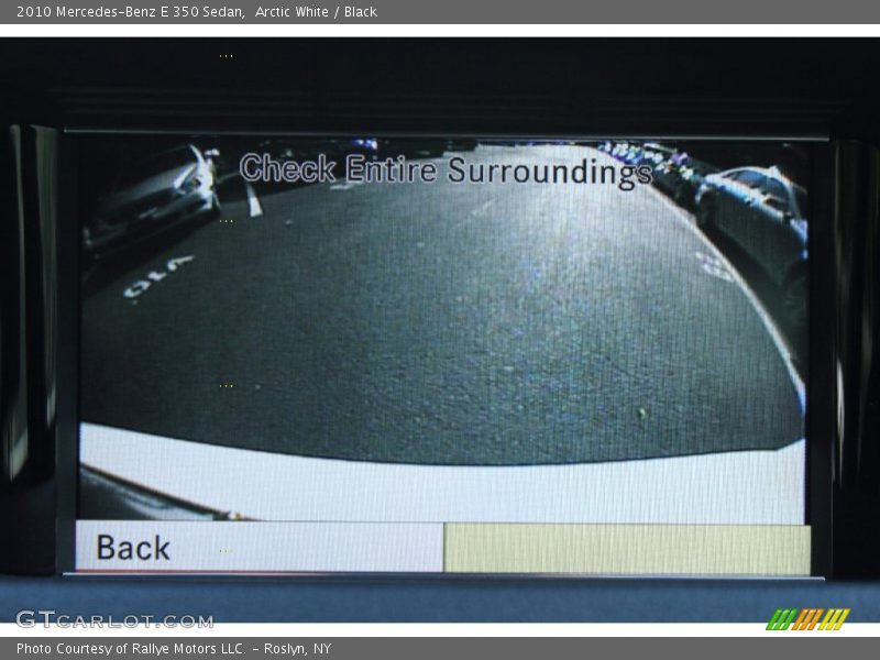 Arctic White / Black 2010 Mercedes-Benz E 350 Sedan