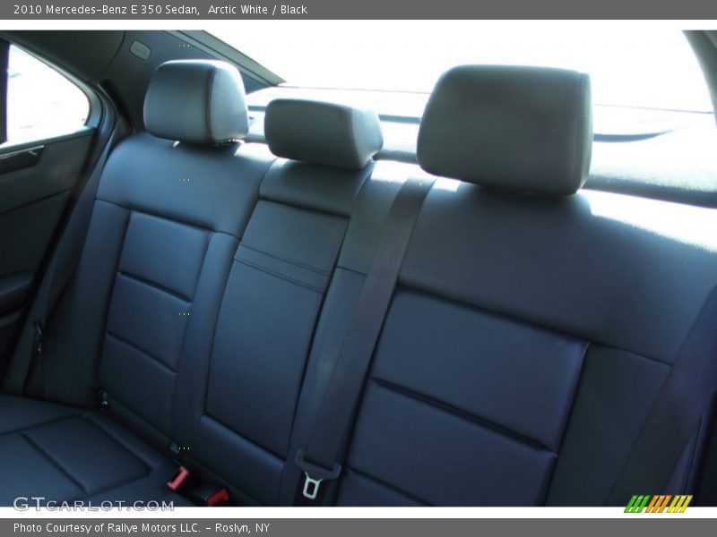 Arctic White / Black 2010 Mercedes-Benz E 350 Sedan