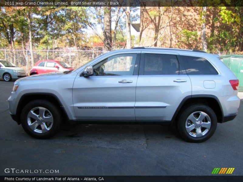 Bright Silver Metallic / Black 2011 Jeep Grand Cherokee Limited