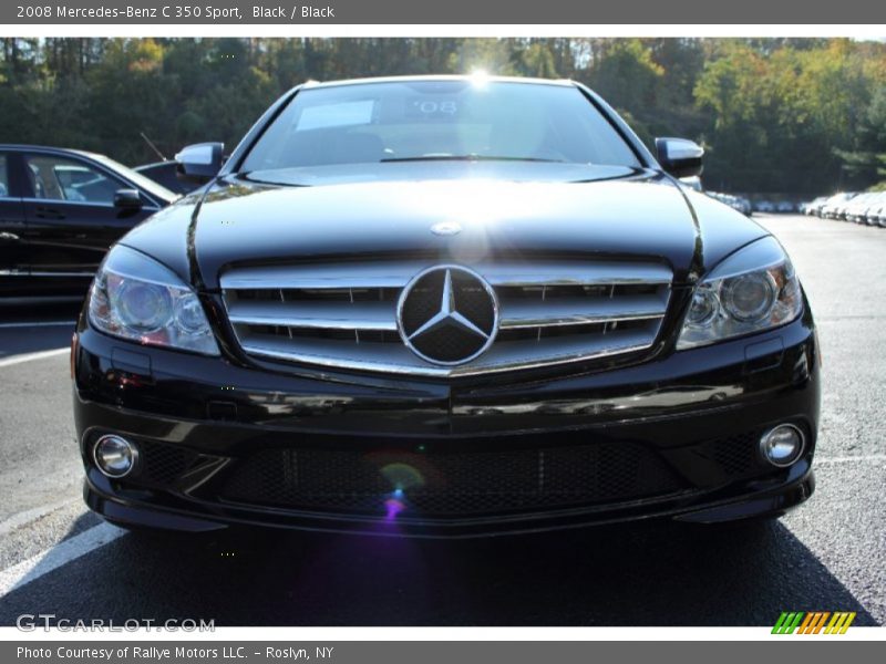 Black / Black 2008 Mercedes-Benz C 350 Sport