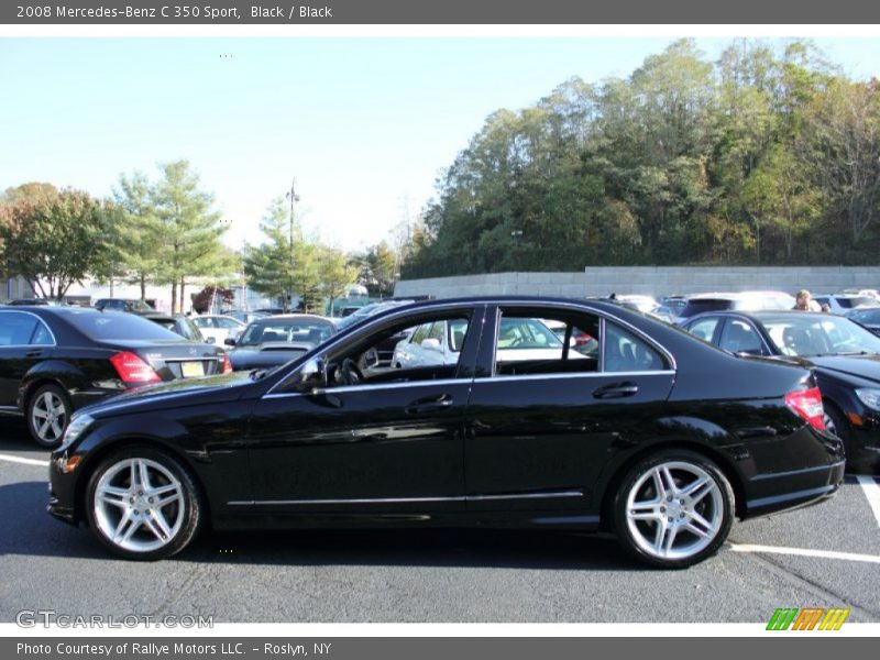 Black / Black 2008 Mercedes-Benz C 350 Sport