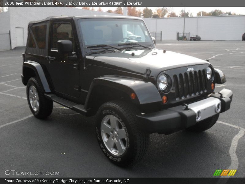 Black / Dark Slate Gray/Medium Slate Gray 2008 Jeep Wrangler Sahara 4x4