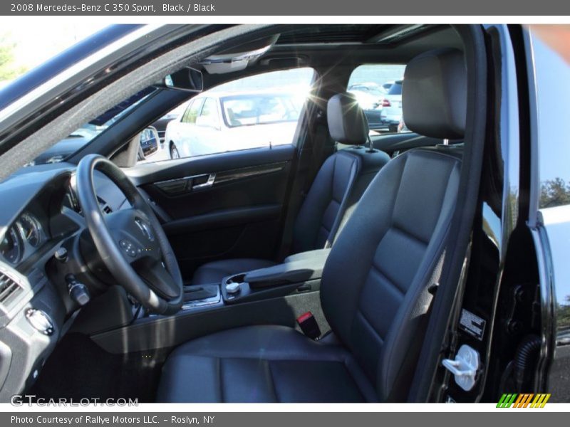 Black / Black 2008 Mercedes-Benz C 350 Sport