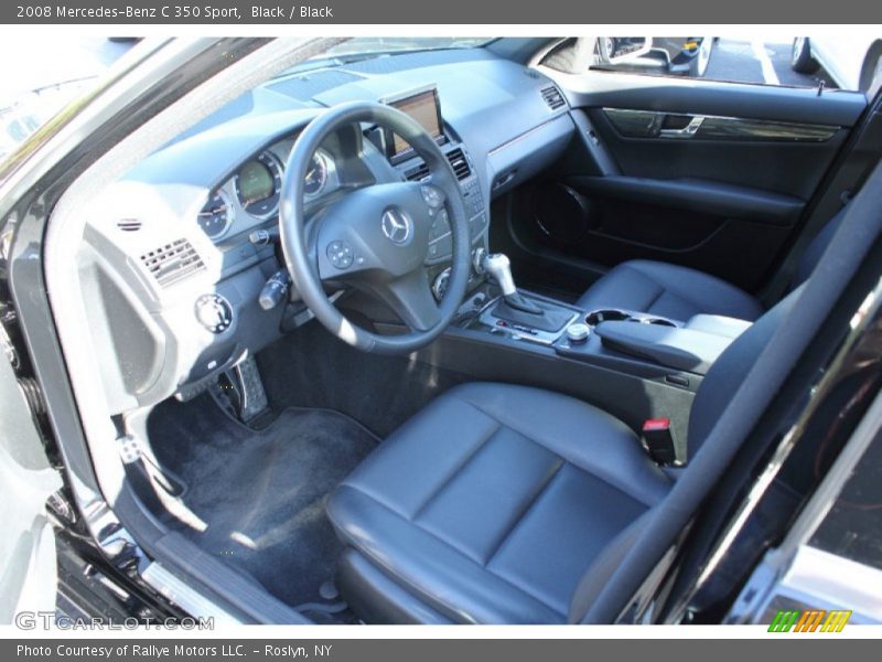Black / Black 2008 Mercedes-Benz C 350 Sport