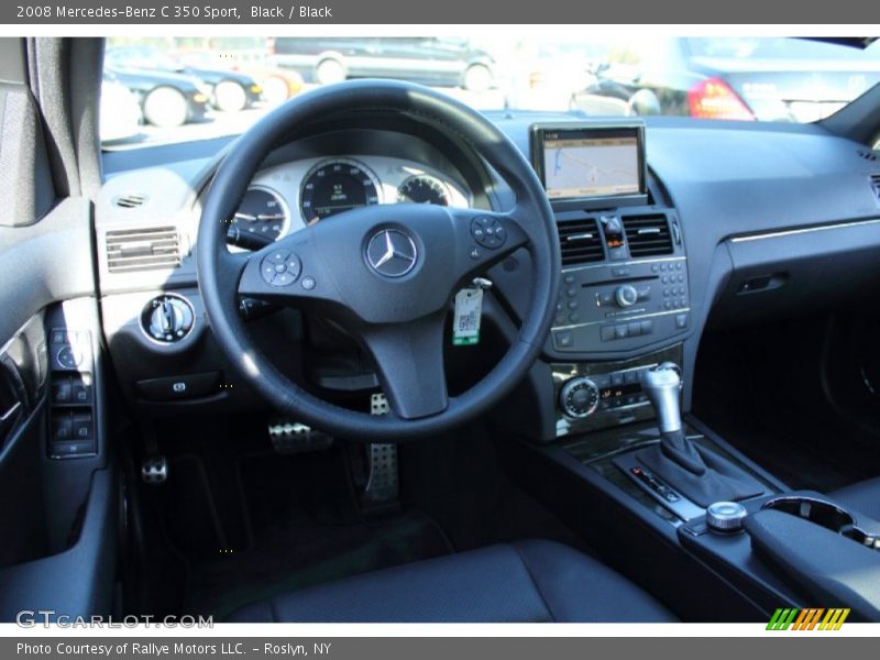 Black / Black 2008 Mercedes-Benz C 350 Sport