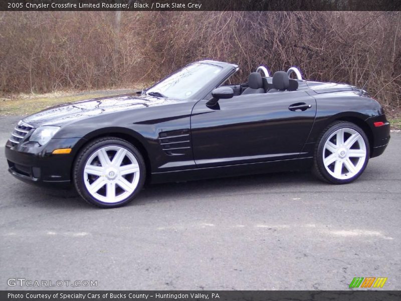 Black / Dark Slate Grey 2005 Chrysler Crossfire Limited Roadster