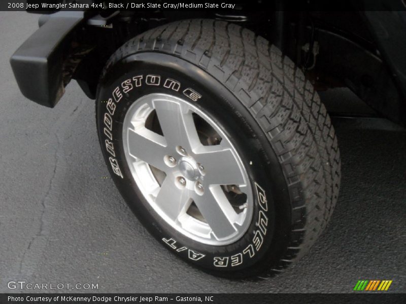 Black / Dark Slate Gray/Medium Slate Gray 2008 Jeep Wrangler Sahara 4x4