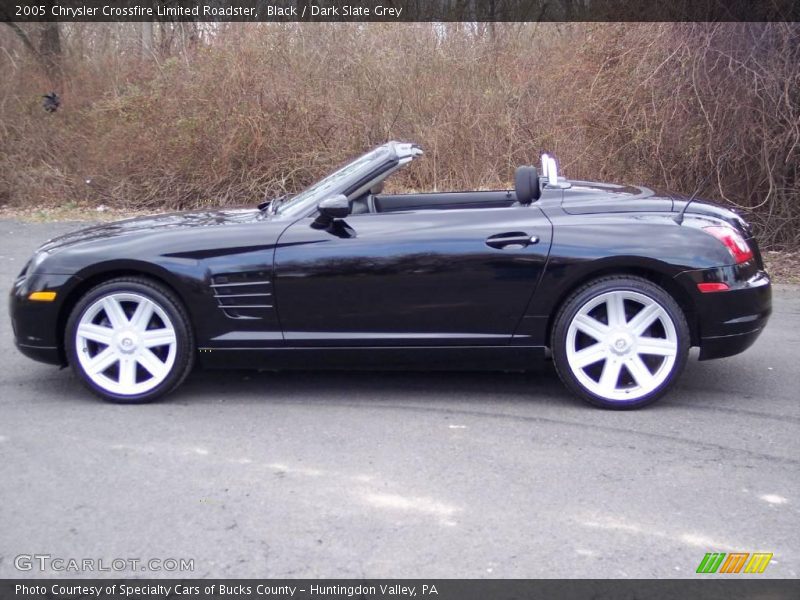Black / Dark Slate Grey 2005 Chrysler Crossfire Limited Roadster