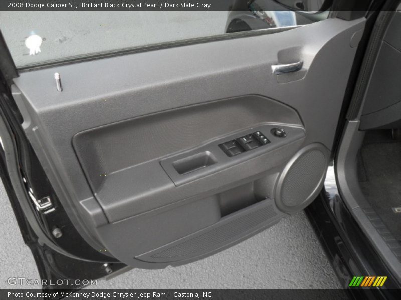 Brilliant Black Crystal Pearl / Dark Slate Gray 2008 Dodge Caliber SE