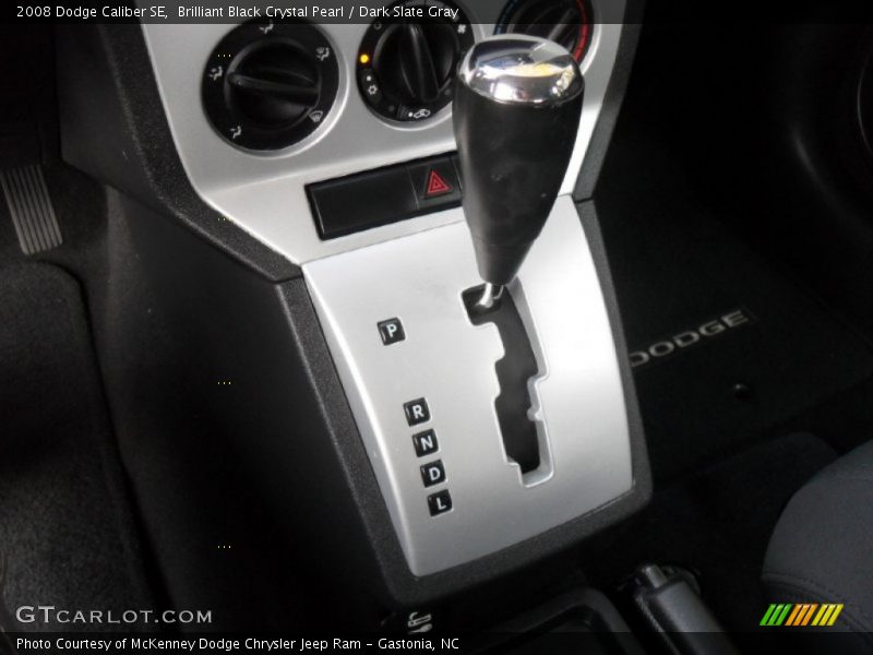Brilliant Black Crystal Pearl / Dark Slate Gray 2008 Dodge Caliber SE