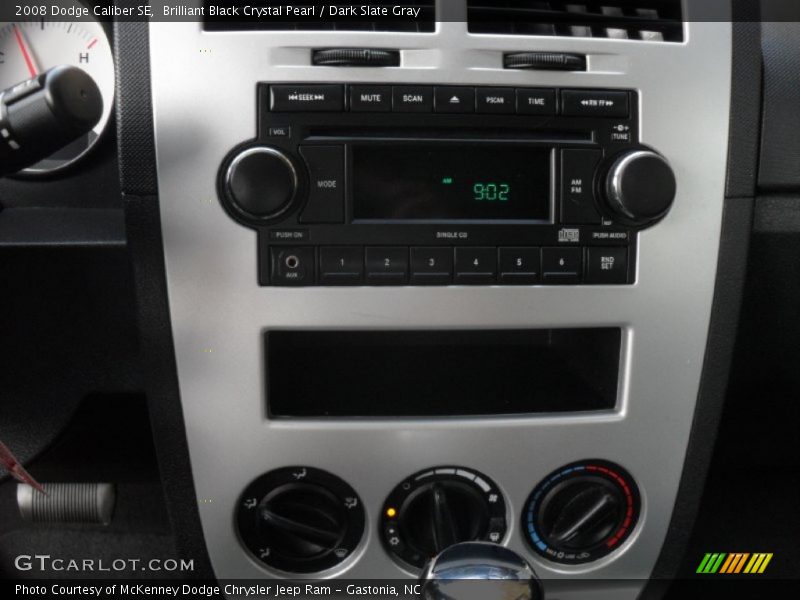 Brilliant Black Crystal Pearl / Dark Slate Gray 2008 Dodge Caliber SE