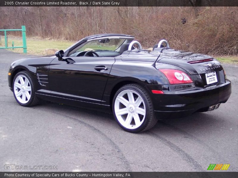 Black / Dark Slate Grey 2005 Chrysler Crossfire Limited Roadster