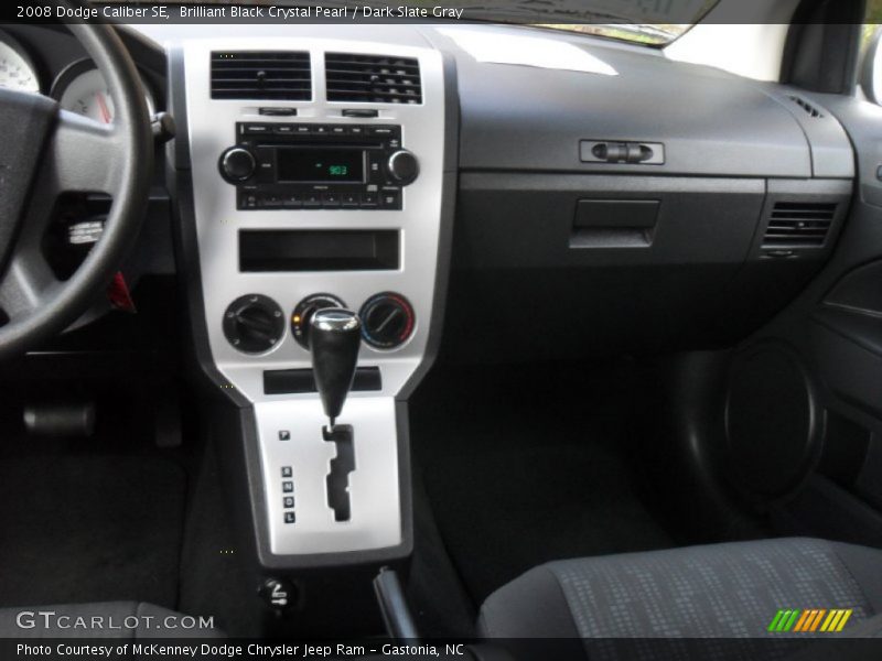 Brilliant Black Crystal Pearl / Dark Slate Gray 2008 Dodge Caliber SE