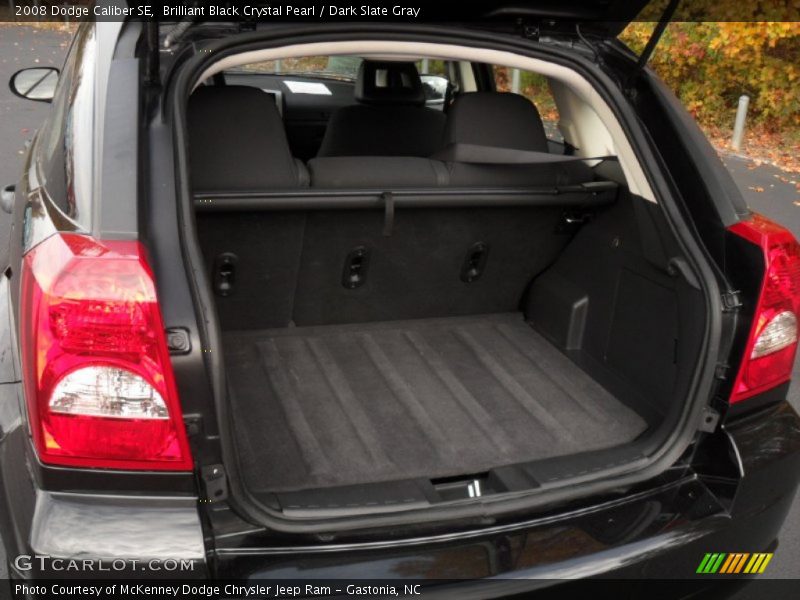 Brilliant Black Crystal Pearl / Dark Slate Gray 2008 Dodge Caliber SE