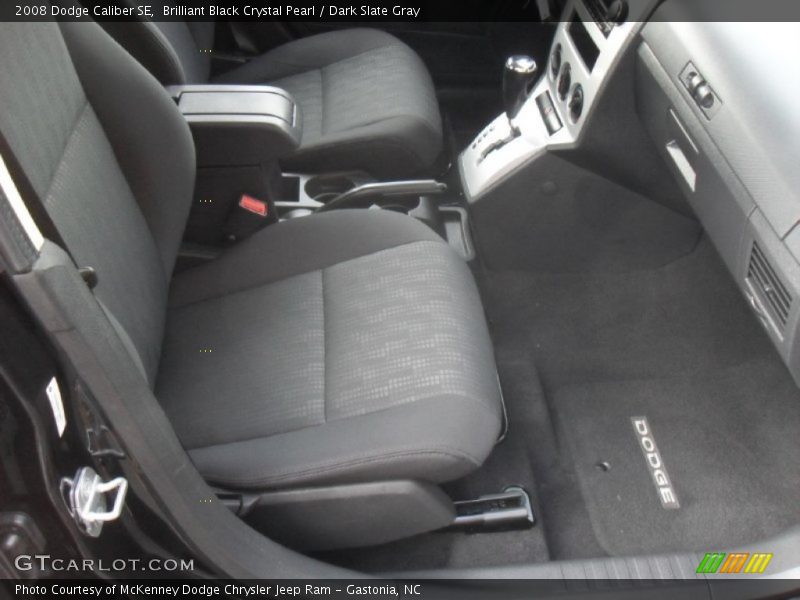 Brilliant Black Crystal Pearl / Dark Slate Gray 2008 Dodge Caliber SE
